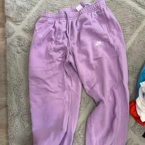 Nike Purple Sweatpants Relaxed Fit Joggers